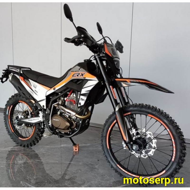Купить  Мотоцикл Кросс/Эндуро Regulmoto CR-X 300 (ЭПТС) 6 Gear (без кикстартера) 21/18 Zongshen 175FMM PR300, балансир, перо 41мм, все регулировки (шт)  купить с доставкой по Москве и России, цена, технические характеристики, комплектация фото  - motoserp.ru