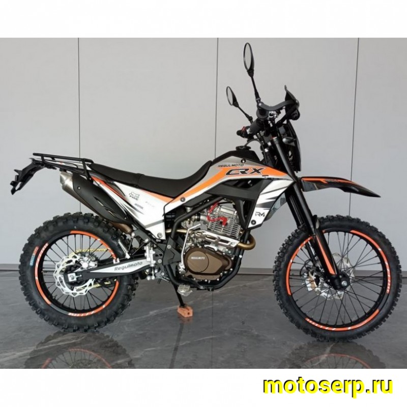 Купить  Мотоцикл Кросс/Эндуро Regulmoto CR-X 300 (ЭПТС) 6 Gear (без кикстартера) 21/18 Zongshen 175FMM PR300, балансир, перо 41мм, все регулировки (шт)  купить с доставкой по Москве и России, цена, технические характеристики, комплектация фото  - motoserp.ru