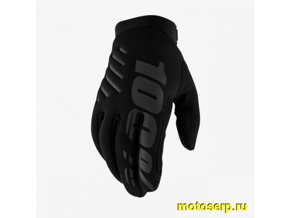 Купить  Перчатки 100% Brisker Black XXL 2025 (10003-00004) (пар) (Fox УТ-00022168 купить с доставкой по Москве и России, цена, технические характеристики, комплектация фото  - motoserp.ru