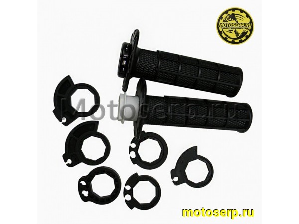 Купить  Ручки руля (грипсы) OTOM lock on черный (комп) (Кокурин купить с доставкой по Москве и России, цена, технические характеристики, комплектация фото  - motoserp.ru