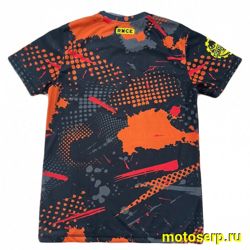 Купить  Джерси (футболка для мотокросса) RXCE MOTOSERP (46) с коротким рукавом, качественный материал (шт)  (RXCE купить с доставкой по Москве и России, цена, технические характеристики, комплектация фото  - motoserp.ru