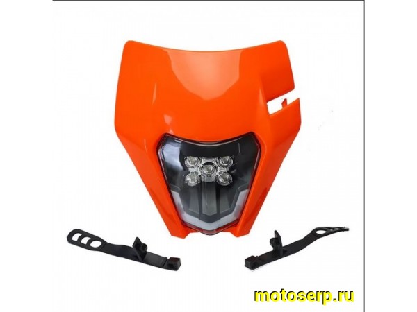 Купить  Фара передняя + Обтекатель  KTM EXC EXCF SX SXF XC XCF XCW XCFW 125-450сс GR8 и др. Оранжевый (шт) (A-E купить с доставкой по Москве и России, цена, технические характеристики, комплектация фото  - motoserp.ru
