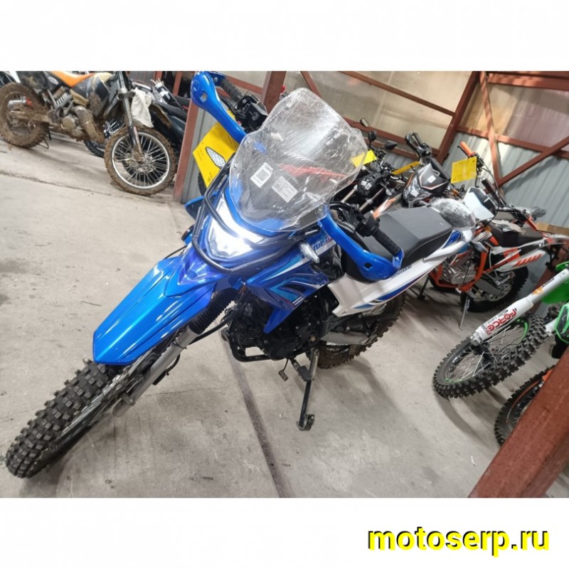 Купить  Мотоцикл внедорожный Motoland XR 250 ENDURO 165FMM (ЭПТС), 21/18, с ветровым щитком СИНИЙ, пробег 70  км  (шт)  (ML 13335 купить с доставкой по Москве и России, цена, технические характеристики, комплектация фото  - motoserp.ru