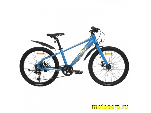 Купить  24" TECH TEAM NEON голубой (13") (Тач Тим Неон) 24"; 21ск; рама-алюминий; тормоз-Disk (шт) (ART1 купить с доставкой по Москве и России, цена, технические характеристики, комплектация фото  - motoserp.ru