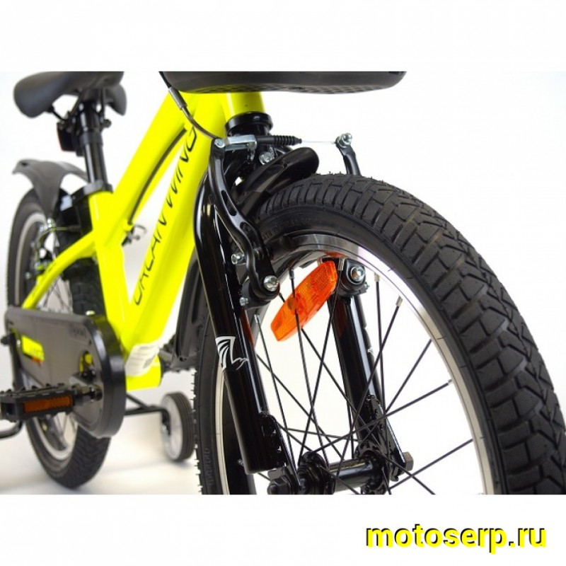 Купить  20" ORLAN WING JUNIOR желтый (Орлан Винг Джуниор) 20"; 1ск; рама-сталь; V-Brake (шт) (ART (M купить с доставкой по Москве и России, цена, технические характеристики, комплектация фото  - motoserp.ru