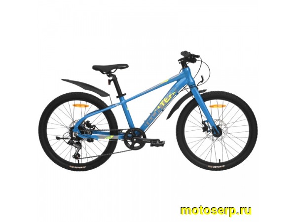 Купить  22" TECH TEAM NEON голубой (12") (ТЕЧ ТИМ НЕОН) 22"; 7ск; рама-алюминий; тормоз-Disk (шт) (ART1 купить с доставкой по Москве и России, цена, технические характеристики, комплектация фото  - motoserp.ru