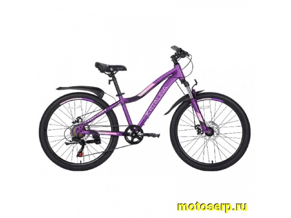 Купить  27.5" TECH TEAM KATALINA фиолетовый (15&rdquo;) (ТЕЧ ТИМ КАТАЛИНА) 27,5&rdquo;; горный; 7ск; рама-сталь; тормоз-Disk (шт) (ART1 купить с доставкой по Москве и России, цена, технические характеристики, комплектация фото  - motoserp.ru