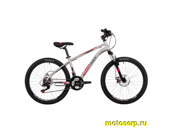 Купить  24" NOVATRACK ACTION серый (14") (НОВАТРЕК АКТИОН) 24"; 18ск; рама-сталь; тормоз-Disk (шт) (ART (M купить с доставкой по Москве и России, цена, технические характеристики, комплектация фото  - motoserp.ru
