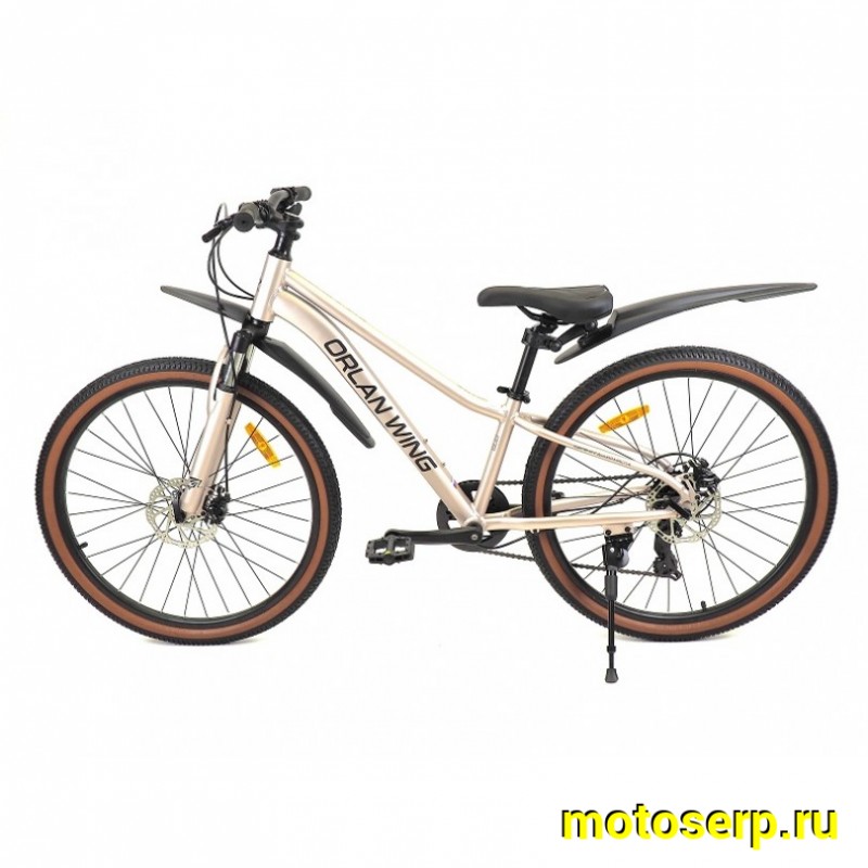 Купить  26" ORLAN WING VENUS 2.0 черный (14") (Орлан Винг Венус 2.0) 26"; 7ск; рама-алюминий; тормоз-Disk (шт) (ART1 купить с доставкой по Москве и России, цена, технические характеристики, комплектация фото  - motoserp.ru