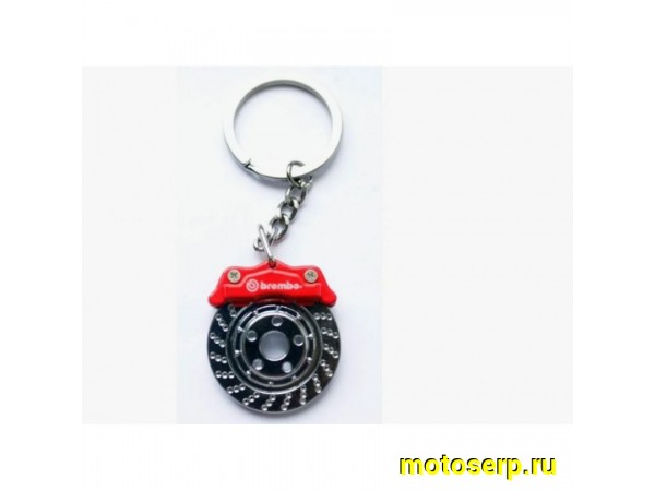 Купить  Брелок металлический диск тормозной с суппортом RED (шт) (ФБ 1534917 купить с доставкой по Москве и России, цена, технические характеристики, комплектация фото  - motoserp.ru