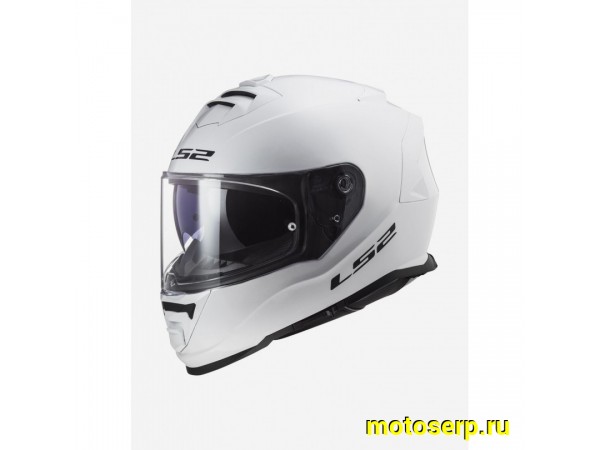 Купить  Шлем закрытый LS2 FF800 STORM II SOLID Gloss White (XL) интеграл (шт) (LS2 купить с доставкой по Москве и России, цена, технические характеристики, комплектация фото  - motoserp.ru