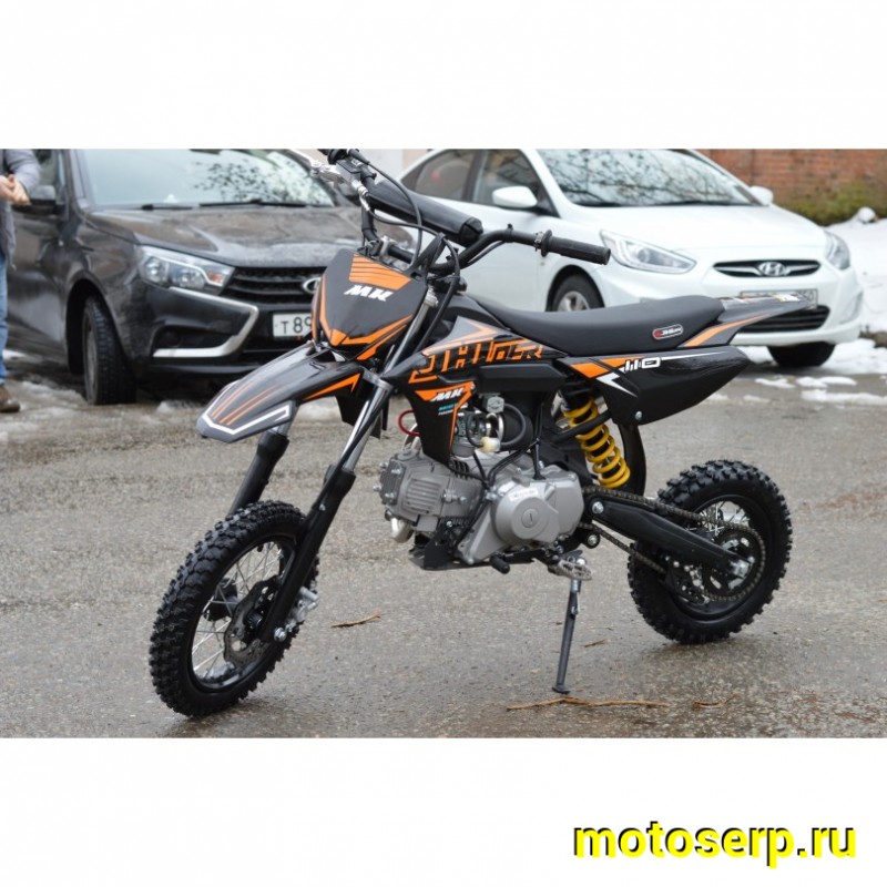Купить  Питбайк JHL MK110 12/10" 110сс эл/кикстартер 2025г. (шт) (ТехМаркет купить с доставкой по Москве и России, цена, технические характеристики, комплектация фото  - motoserp.ru