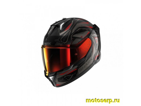 Купить  Шлем закрытый интеграл SHARK SKWAL i3 LINIK Black/Anthracite/Red (XXL) (шт) (SHARK HE0822E-KAR-XXL купить с доставкой по Москве и России, цена, технические характеристики, комплектация фото  - motoserp.ru
