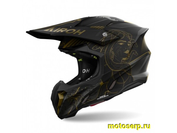 Купить  Шлем Кросс AIROH TWIST 3.0 TITAN MATTE BLACK (S) (шт) (AIM TW3TIT35-S купить с доставкой по Москве и России, цена, технические характеристики, комплектация фото  - motoserp.ru
