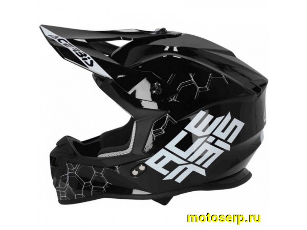 Купить  Шлем Кросс Acerbis Linear 22-06, Black 2 (L) (шт) (Acerbis 0025873.091.066 купить с доставкой по Москве и России, цена, технические характеристики, комплектация фото  - motoserp.ru