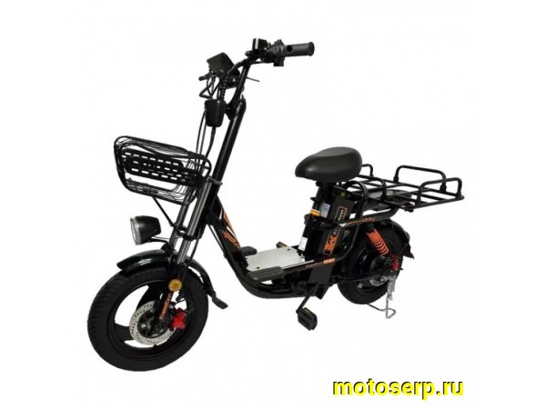 Купить  Электрокомплект 16" 1200 Вт Курьерский KG V3 PRO PLUS (21Ah) рама-сталь, тормз - гидр.Disk, съёмная Li-ion батарея 60V, 21Ah  (шт) (Кит купить с доставкой по Москве и России, цена, технические характеристики, комплектация фото  - motoserp.ru