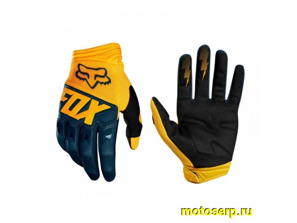 Купить  Перчатки Fox Dirtpaw Race синий/желтый (XS) (реплика) (пар) (Кокурин  купить с доставкой по Москве и России, цена, технические характеристики, комплектация фото  - motoserp.ru