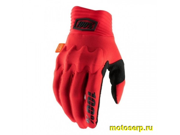 Купить  Перчатки 100% Cognito D3O Glove (с мягкими костяжками) красный (XXL) (реплика) (пар) (Кокурин купить с доставкой по Москве и России, цена, технические характеристики, комплектация фото  - motoserp.ru