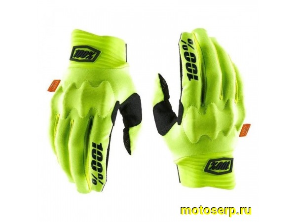 Купить  Перчатки 100% Cognito D3O Glove (с мягкими костяжками) салатовый (XL) (реплика) (пар) (Кокурин купить с доставкой по Москве и России, цена, технические характеристики, комплектация фото  - motoserp.ru