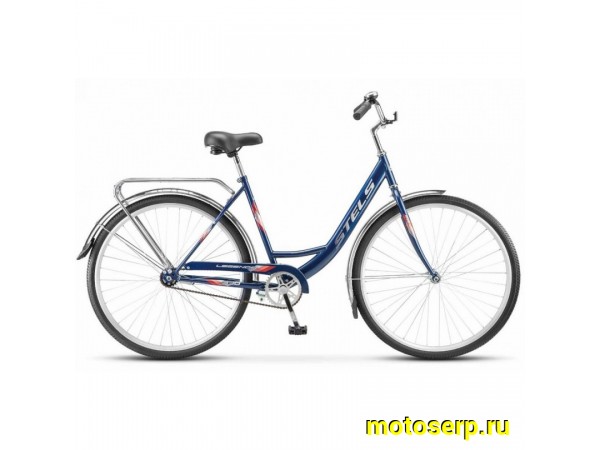 Купить  28" STELS LEGENDA 330 28C синий (Стелс Легенда 330) 28"; 1ск; рама-сталь; тормоз-ножной; вилка стальная-жесткая (шт) (ART купить с доставкой по Москве и России, цена, технические характеристики, комплектация фото  - motoserp.ru