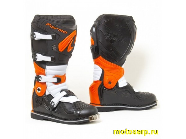 Купить  Мотоботы кросс. FORMA  TERRAIN EVOLUTION TX BLK/ORANGE/WHITE , р-р 44" (Ч-З) (пар) (УТ-00111306) (JP купить с доставкой по Москве и России, цена, технические характеристики, комплектация фото  - motoserp.ru