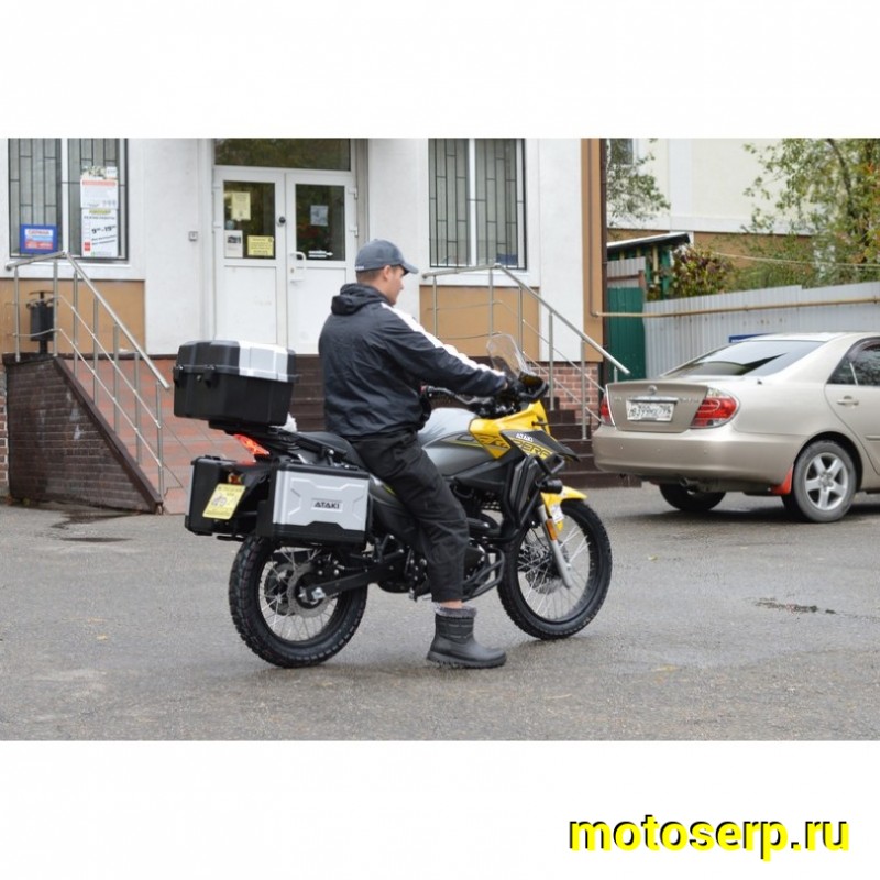 Купить  Мотоцикл внедорожный ATAKI CARRERA 300 (4T PR300) ПТС 19/17 (2025г.) Желтый Тур-эндуро ЗА КОФРЫ +41950р. без дуг. (шт) (SM  купить с доставкой по Москве и России, цена, технические характеристики, комплектация фото  - motoserp.ru
