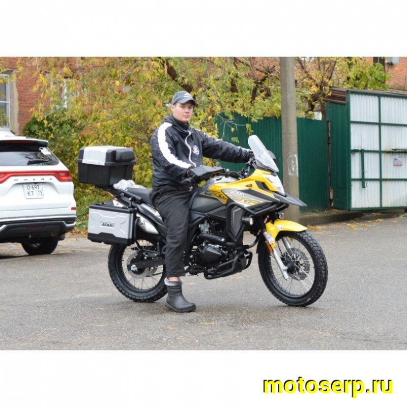 Купить  Мотоцикл внедорожный ATAKI CARRERA 300 (4T PR300) ПТС 19/17 (2025г.) Желтый Тур-эндуро ЗА КОФРЫ +41950р. без дуг. (шт) (SM  купить с доставкой по Москве и России, цена, технические характеристики, комплектация фото  - motoserp.ru