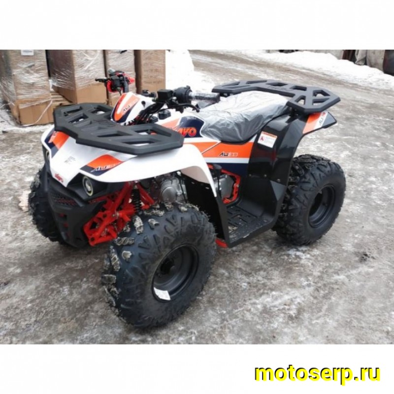 Купить  125cc Квадроцикл KAYO AU125 (белый пластик) (ПТС) 125сс, 8/8" эл.стартер, диск/диск (шт) (SM купить с доставкой по Москве и России, цена, технические характеристики, комплектация фото  - motoserp.ru