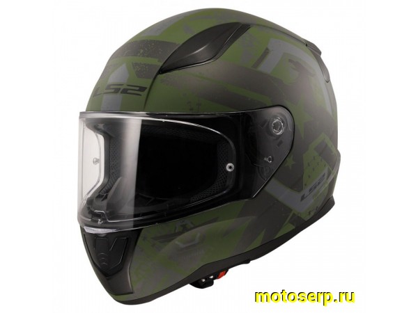 Купить  Шлем закрытый LS2 FF353 RAPID 2 THUNDER BIRDS Matt Military (M) интеграл (шт) (LS2 купить с доставкой по Москве и России, цена, технические характеристики, комплектация фото  - motoserp.ru
