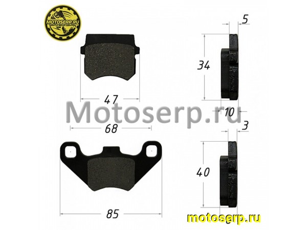 Купить  Колодки тормозные диск ATV 150-200Utt (задние) (пар) (ML 11951 (Кокурин купить с доставкой по Москве и России, цена, технические характеристики, комплектация фото  - motoserp.ru