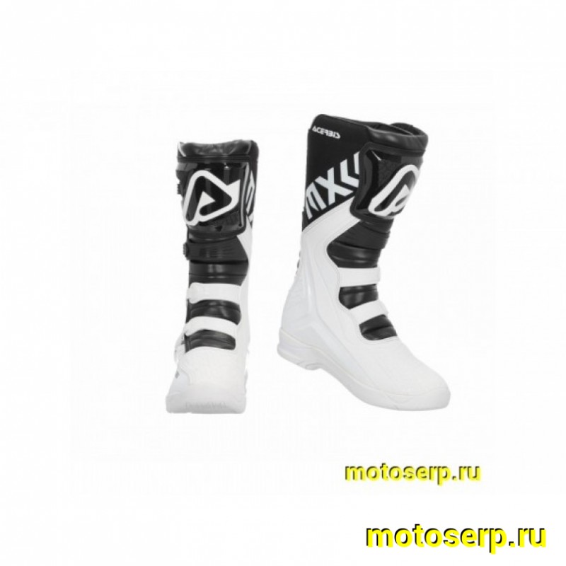 Купить  Мотоботы кросс. ACERBIS X-TEAM белый/ черный, р-р 41" (NQ) (пар) (0 купить с доставкой по Москве и России, цена, технические характеристики, комплектация фото  - motoserp.ru