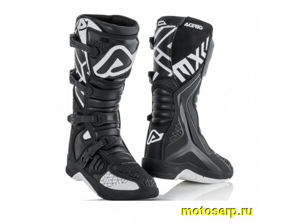 Купить  Мотоботы кросс. ACERBIS X-TEAM черный/ белый, р-р 47" (NQ) (пар) (0 купить с доставкой по Москве и России, цена, технические характеристики, комплектация фото  - motoserp.ru