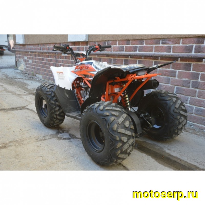 Купить  110cc Квадроцикл KAYO AT110 (белый пластик) (ПТС) 2025 г. 110сс, электростартер, 8/8" (шт) (SM купить с доставкой по Москве и России, цена, технические характеристики, комплектация фото  - motoserp.ru