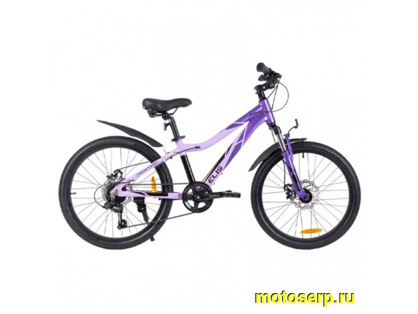 Купить  22" TECH TEAM ELIS фиолетовый (12") (ТЕЧ ТИМ элис) 22"; 7ск; рама-алюминий; тормоз-Disk (шт) (ART1 купить с доставкой по Москве и России, цена, технические характеристики, комплектация фото  - motoserp.ru