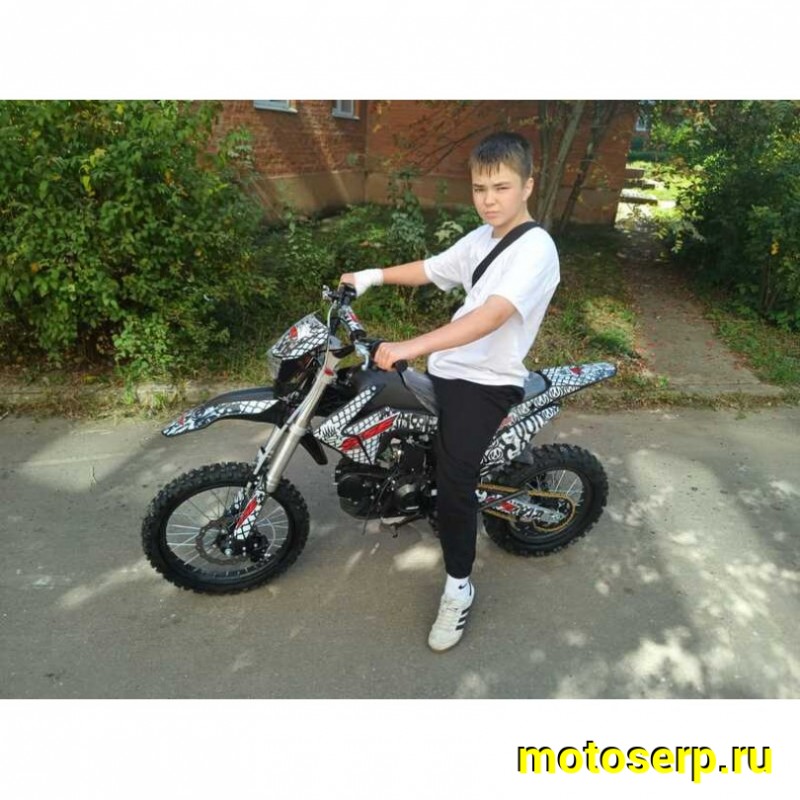 Купить  Питбайк BSE EX125 17/14 Max13 White Red (040) (шт)  купить с доставкой по Москве и России, цена, технические характеристики, комплектация фото  - motoserp.ru