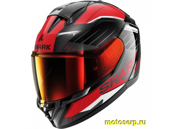 Купить  Шлем закрытый интеграл SHARK RIDILL 2 BERSEK Black/Red/Anthracite (XXL) (шт) (SHARK HE1122E-KRA-XXL купить с доставкой по Москве и России, цена, технические характеристики, комплектация фото  - motoserp.ru