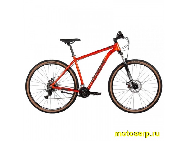 Купить  29" STINGER ELEMENT оранжевый (22") (СТИНГЕР ЭЛЕМЕНТ) 29" горный; ск; рама-алюминий; тормоз-Disk; вилка пружинно-эластомерная (шт) (ART купить с доставкой по Москве и России, цена, технические характеристики, комплектация фото  - motoserp.ru