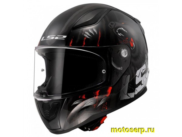 Купить  Шлем закрытый LS2 FF353 RAPID 2 CLAW Black (XXXL) интеграл (шт) (LS2 купить с доставкой по Москве и России, цена, технические характеристики, комплектация фото  - motoserp.ru