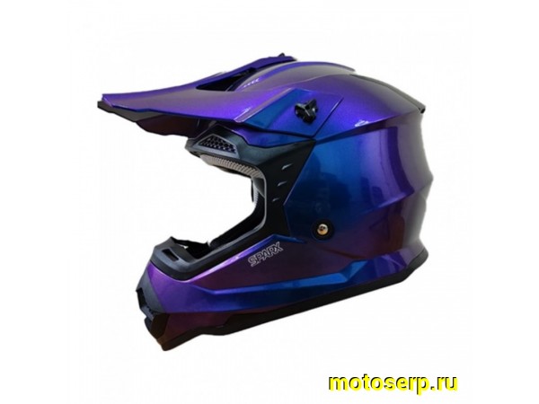 Купить  Шлем Кросс (Детский) SPARX Jet Chameleon синий р-р YXL (шт) (CK купить с доставкой по Москве и России, цена, технические характеристики, комплектация фото  - motoserp.ru