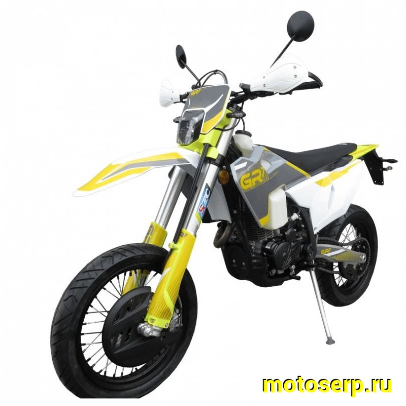 Купить  Мотоцикл Кросс/Эндуро GR7 F300A (4T YB300H) Motard ПТС 2026г. (шт) (GR (ФОТО купить с доставкой по Москве и России, цена, технические характеристики, комплектация фото  - motoserp.ru