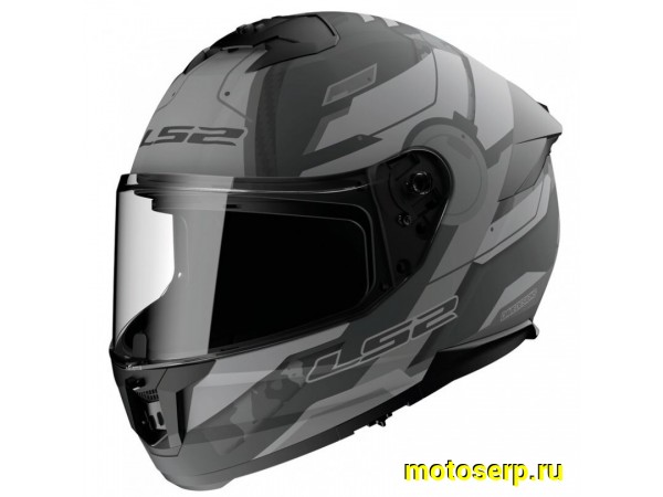 Купить  Шлем закрытый LS2 FF808 STREAM 2 SHADOW Matt Titanium Grey (XL) интеграл (шт) (LS2 купить с доставкой по Москве и России, цена, технические характеристики, комплектация фото  - motoserp.ru