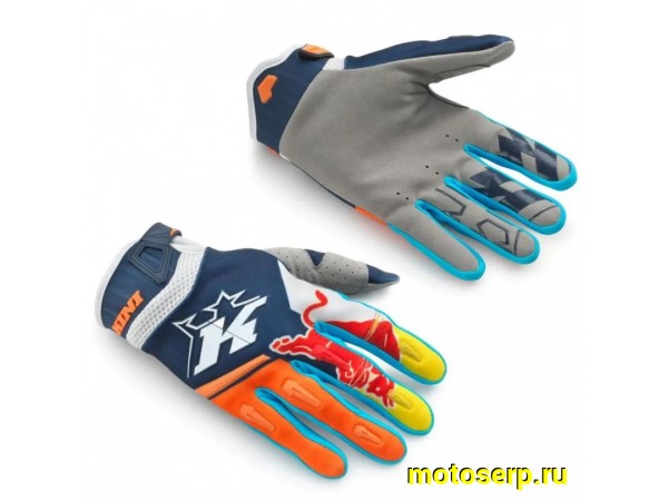 Купить  Перчатки Kini Red Bull KTM оранжево/сини-белый р-р (L) (реплика) (пар) (Кокурин  купить с доставкой по Москве и России, цена, технические характеристики, комплектация фото  - motoserp.ru