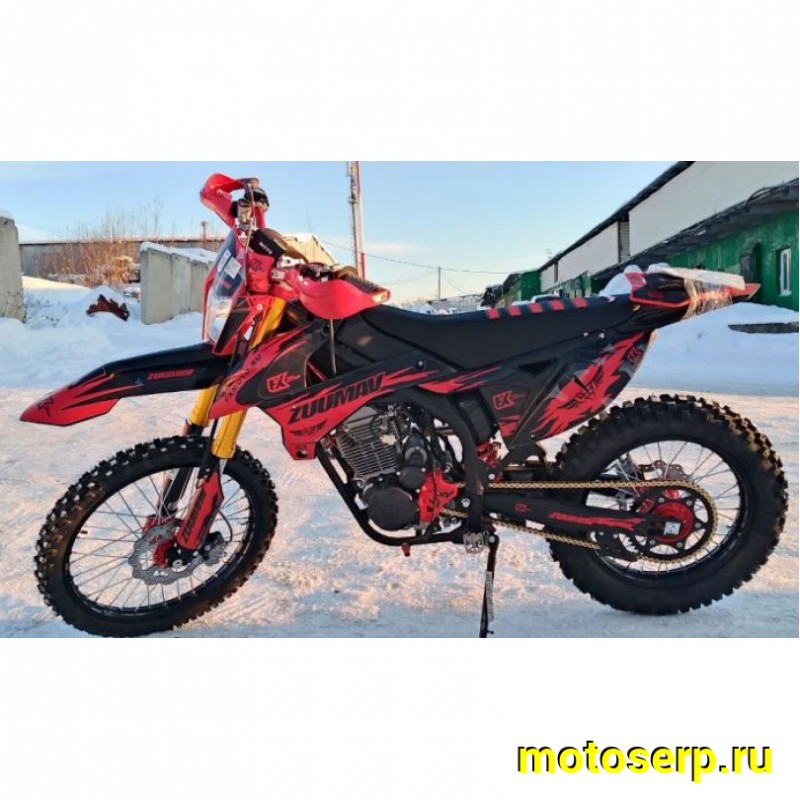 Купить  Мотоцикл Кросс/Эндуро ZUUMAV A7 250сс (спортинв)  ZS172FMM 21/18" эл/кикстарт, 5пер.  (шт) (ZUUMAV  купить с доставкой по Москве и России, цена, технические характеристики, комплектация фото  - motoserp.ru