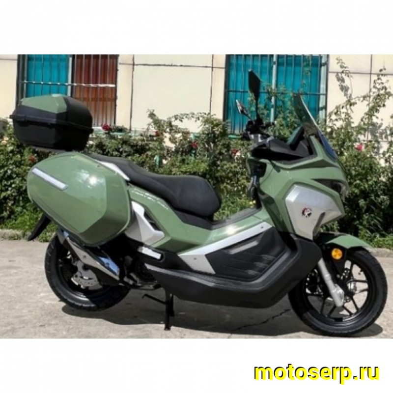 Купить  Скутер SPRMOTORS TRAVEL MAX T4-50H EFI, 14/13" с тремя кофрами! (шт) 01800 (SPR купить с доставкой по Москве и России, цена, технические характеристики, комплектация фото  - motoserp.ru
