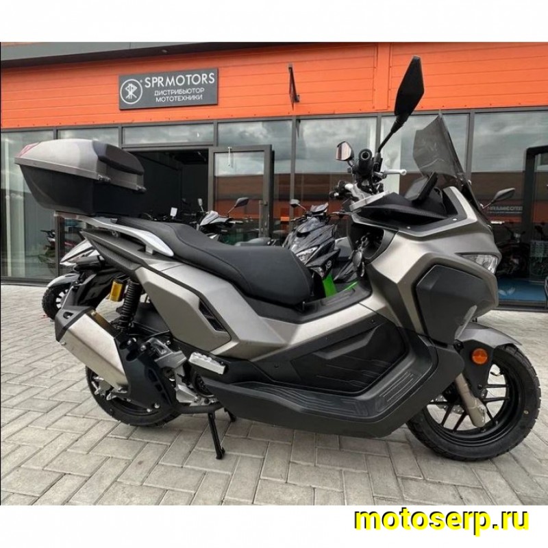 Купить  Скутер SPRMOTORS TRAVEL MAX T4-50H EFI, 14/13" с тремя кофрами! (шт) 01800 (SPR купить с доставкой по Москве и России, цена, технические характеристики, комплектация фото  - motoserp.ru