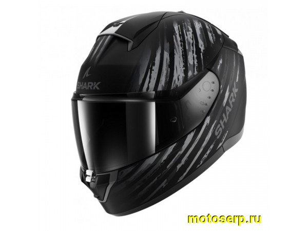Купить  Шлем закрытый интеграл SHARK RIDILL 2 ASSYA MAT чёрный/антрацит матовый (M) (шт) (SHARK HE1121E-KAA-M купить с доставкой по Москве и России, цена, технические характеристики, комплектация фото  - motoserp.ru