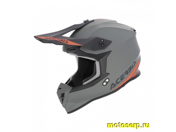 Купить  Шлем Кросс Acerbis Linear 22-06 Grey (XL) (шт) (0 купить с доставкой по Москве и России, цена, технические характеристики, комплектация фото  - motoserp.ru