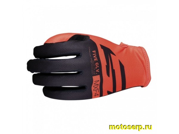 Купить  Перчатки FIVE MXF4 оранжевые р-р 11/XL УТ-00128120 (пар) (JP купить с доставкой по Москве и России, цена, технические характеристики, комплектация фото  - motoserp.ru