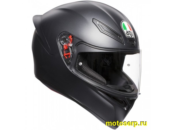Купить  Шлем закрытый интеграл AGV K1 S E2206 Matt Black (L) (шт) (AGV 2118394001-029-L купить с доставкой по Москве и России, цена, технические характеристики, комплектация фото  - motoserp.ru