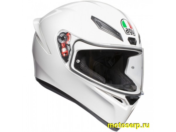 Купить  Шлем закрытый интеграл AGV K1 S E2206 White (XL) (шт) (AGV 2118394001-028-XL купить с доставкой по Москве и России, цена, технические характеристики, комплектация фото  - motoserp.ru